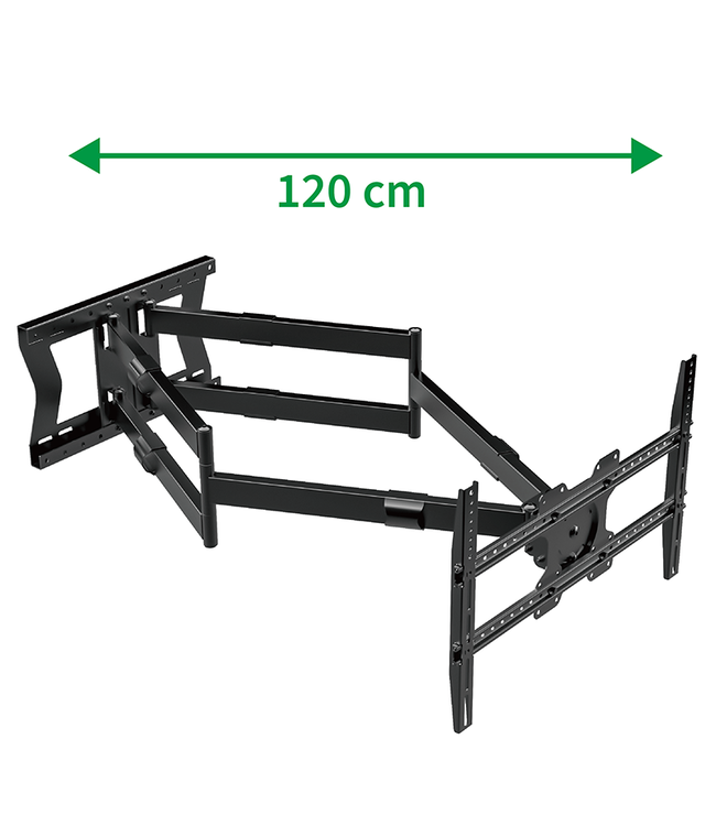 Cratos 120 cm Double Rotate VESA 600 TV Mount