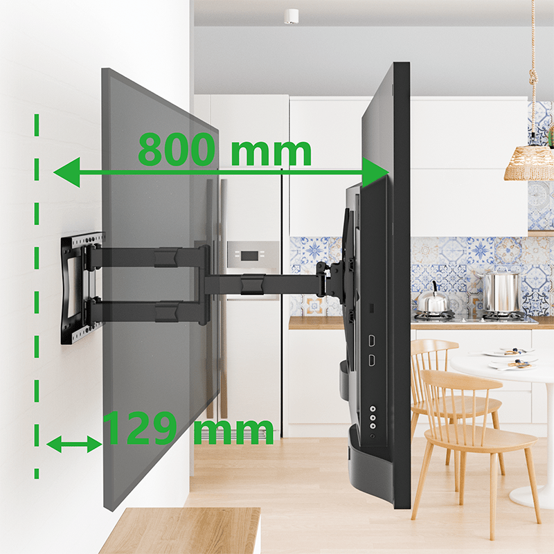 Cratos 80 cm Double Rotate VESA 600 Support TV – 6