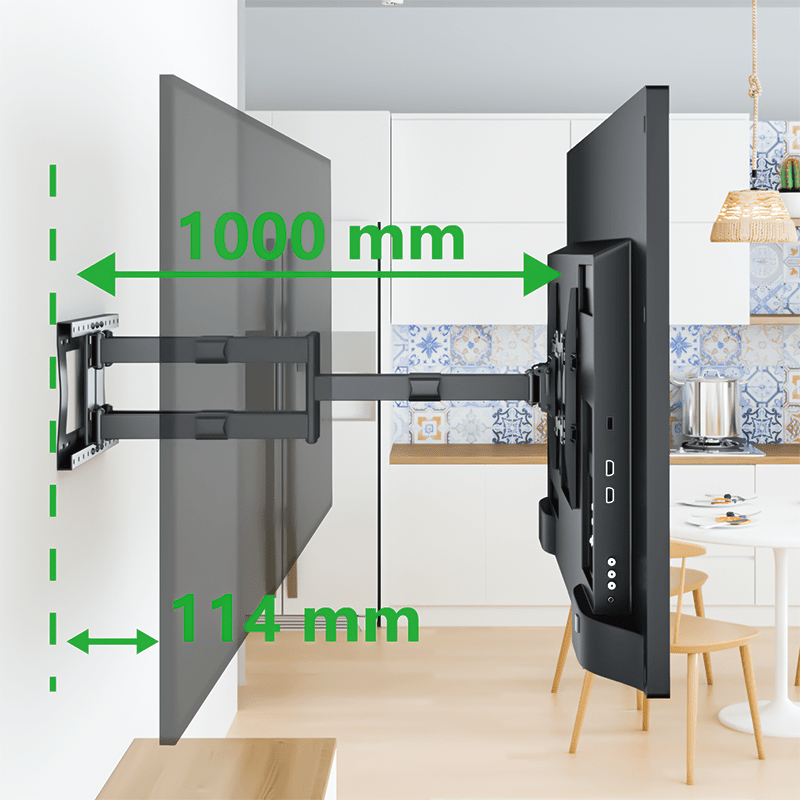 Cratos 100 cm Double Rotate VESA 600 Soporte TV – 2