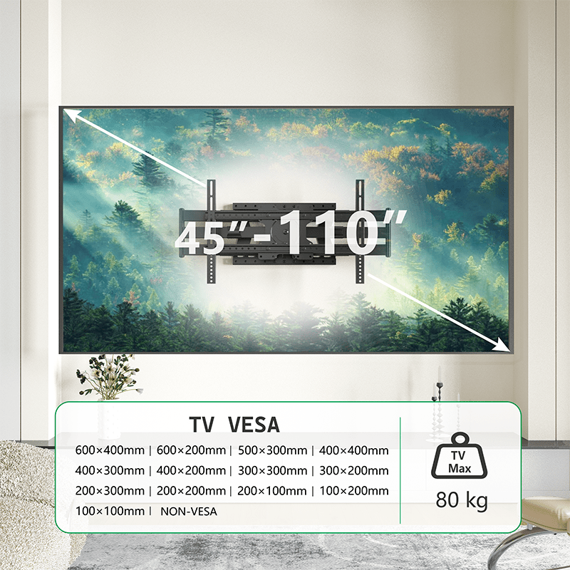 Cratos 100 cm Double Rotate VESA 600 Soporte TV – 5