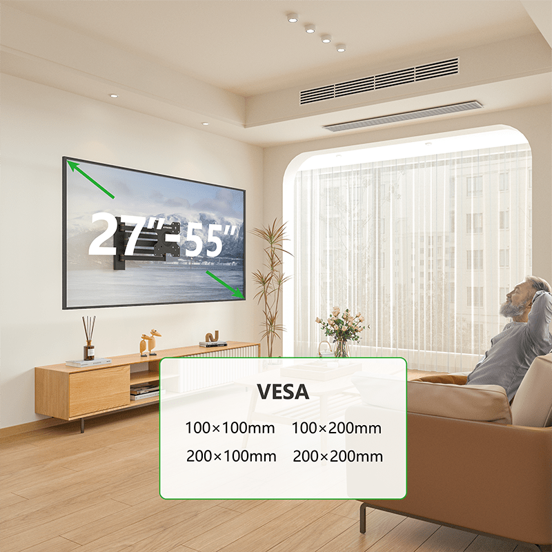 Axis XL 108,5 cm Schwenk- und Neigbare TV Halterung – 4