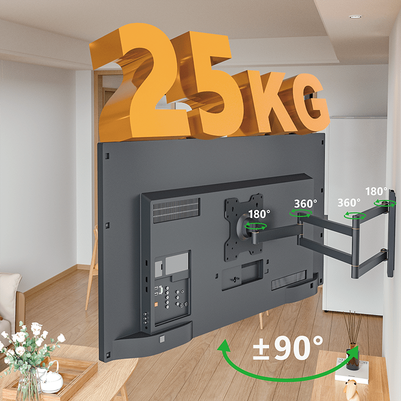 Axis XL 108,5 cm Schwenk- und Neigbare TV Halterung – 7